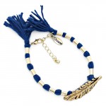 Ettika Dream Charm Feather Tassel Bracelet
